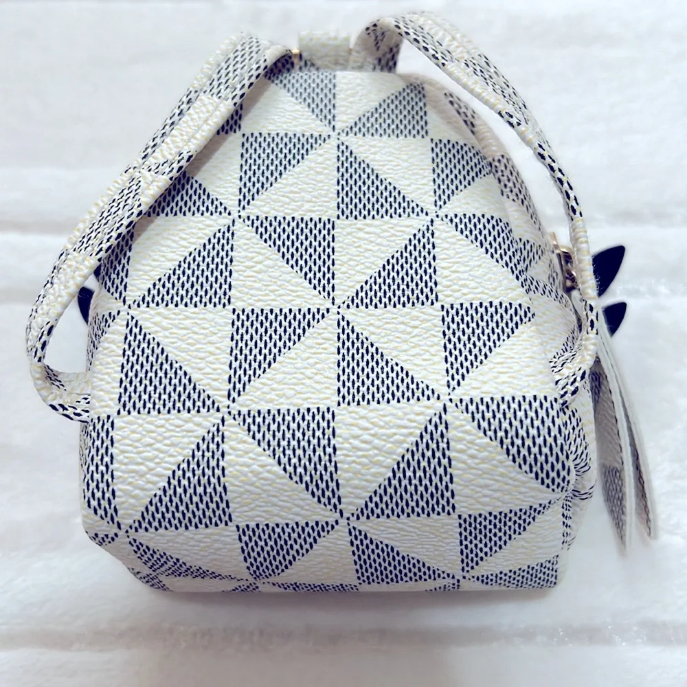 White Owl Mini Backpack Bag Charm / Keychain / Lipstick Holder